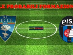 Lecce-Pisa, le probabili formazioni
