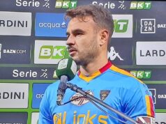 Gabriel all’intervallo: “Primo tempo di sofferenza”