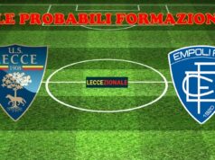Lecce-Empoli, le probabili formazioni