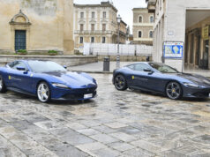 Test drive della Ferrari Roma a Lecce