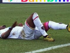 Adjapong, sospetta lesione del tendine d’Achille