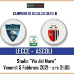 LECCE-ASCOLI orario