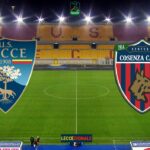 Lecce-Cosenza Via del Mare by night Tribuna Est