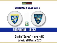 Frosinone-Lecce, il tabellino. Tornano Meccariello e Tachtsidis. Coda c’è