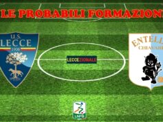 Lecce-Virtus Entella, le probabili formazioni