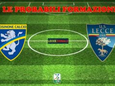 Frosinone-Lecce, le probabili formazioni