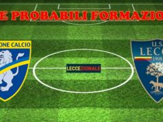 Frosinone-Lecce, le probabili formazioni