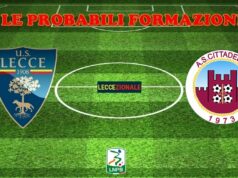 Lecce-Cittadella, le probabili formazioni. Mancosu e Rodriguez dal 1′?