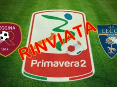 Primavera, rinviata per Covid Reggina-Lecce