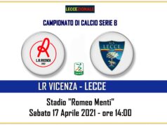 Vicenza-Lecce, il tabellino. Pettinari titolare