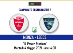 Monza-Lecce, il tabellino. Subito in campo Dermaku, Tachtsidis e Stepinski