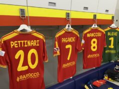 Giallorossi di nuovo in campo con la maglia celebrativa
