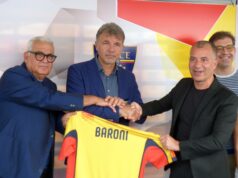 Lecce, Sticchi Damiani e Corvino incontrano la squadra