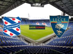 Heerenveen-Lecce, le formazioni ufficiali