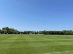 Per il Lecce esercitazioni con la palla