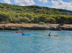 A Santa Caterina in kayak