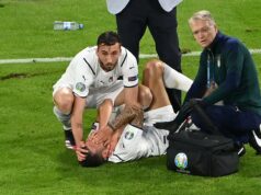 Italia, per Spinazzola confermata la rottura del tendine d’Achille