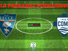 Lecce-Como, le probabili formazioni