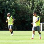 Strefezza e Majer in allenamento