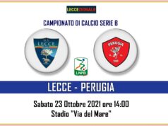 Lecce-Perugia, il tabellino. Majer titolare
