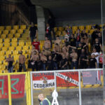 tifosi del Monza a Lecce