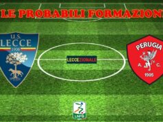 Lecce-Perugia, le probabili formazioni