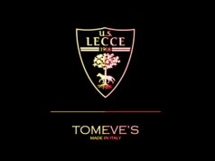 Calcio e moda, Tomeve’s ancora partner dell’U.S. Lecce