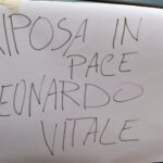 manifestazione per Leonardo Vitale madonnaro