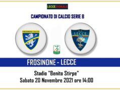 Frosinone-Lecce, il tabellino. Coda out, c’è Olivieri