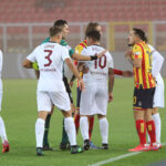 Di Mariano e arbitro Volpi vs Reggina