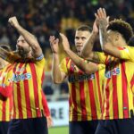 Lucioni e Blin salutano Curva Nord dopo vittoria vs Reggina