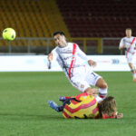 contrasto Gallo e Baez Lecce-Cremonese 3-3