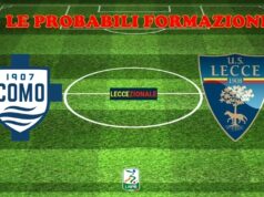 Como-Lecce, le probabili formazioni