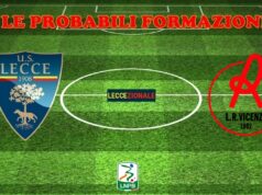 Lecce-Vicenza, le probabili formazioni