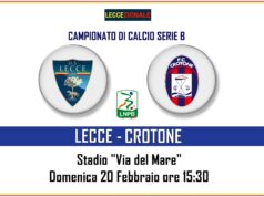 Lecce-Crotone, Tuia e Ragusa titolari