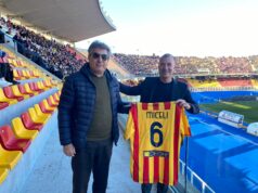 Lecce-Pisa: un minuto di silenzio per Carmelo Miceli
