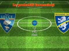 Lecce-Frosinone, le probabili formazioni