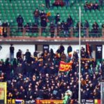 tifosi del Lecce a Cosenza