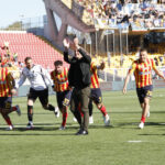 esultanza Lecce e Sticchi Damiani  vs Pisa
