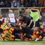 esultanza Lecce vs Inter
