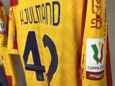 Il Lecce saluta Hjulmand: “Grazie per averla onorata”