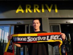 Normann al suo arrivo: “Forza Lecce”
