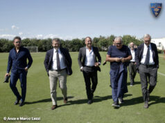 Visita istituzionale del presidente della Lega Serie A al Lecce