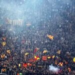 Tifosi del Lecce Settore Ospiti Roma