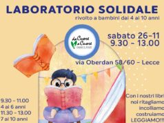 Laboratorio solidale per bambini al Charity Point ANT di Lecce