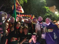 I tifosi del Pordenone a Udine per tifare Lecce