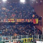 tifosi del Lecce a Genova vs Sampdoria