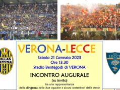 “L’Amicizia fa Goal”, incontro pre-partita tra le dirigenze di U.S. Lecce ed Hellas Verona