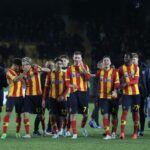 esultanza Lecce vs Atalanta