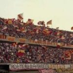 Tribuna Est in Lecce-Cagliari 1985